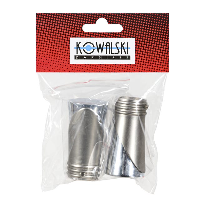 Końcówka do karnisza Vega chrom satyna 19 mm 2 szt.