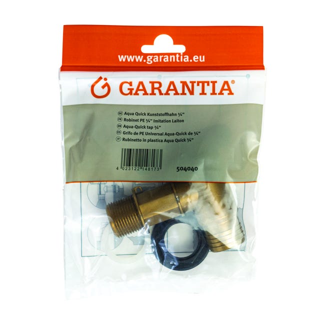 Kranik do zbiornika na deszczówkę 3/4-3/4