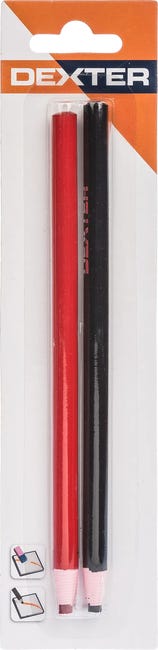 Kredki do ceramiki czarna i czerwona Dexter