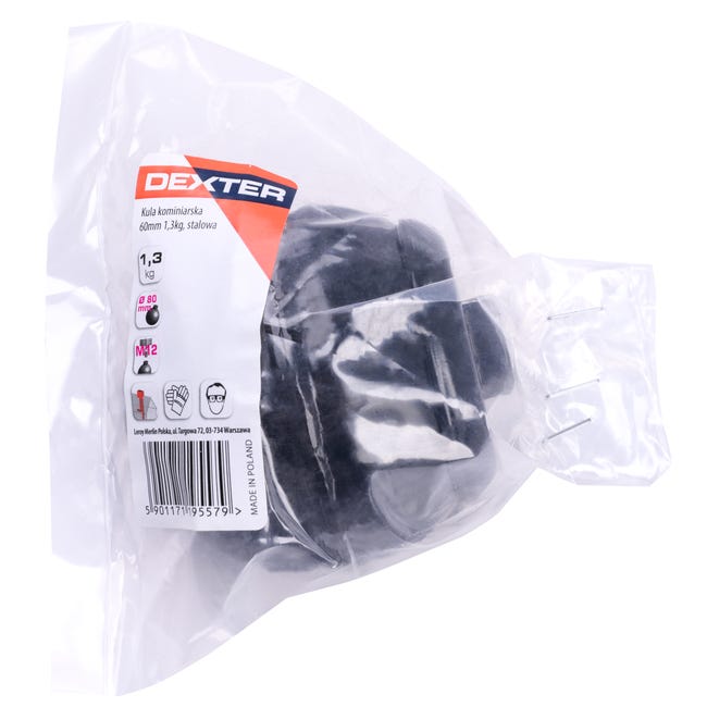 Kula kominiarska 60 mm 1.3 kg żeliwna DEXTER