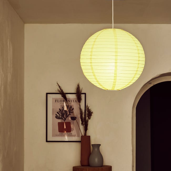 Kula papierowa Baoji 40 cm żółta E27 Inspire