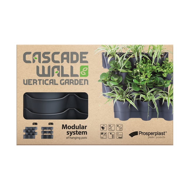 Kwietnik ogród wertykalny 12 szt. 67x57 cm Cascade Wall