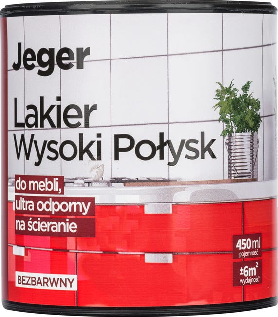 Lakier DO MEBLI 0.5 l Transparentny Połysk JEGER