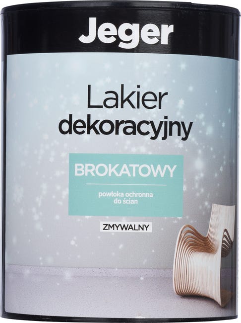 Lakier dekoracyjny BROKATOWY 0.75 l Zmywalny JEGER