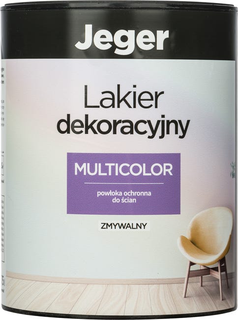 Lakier dekoracyjny MULTICOLOR 0.75 l Zmywalny JEGER