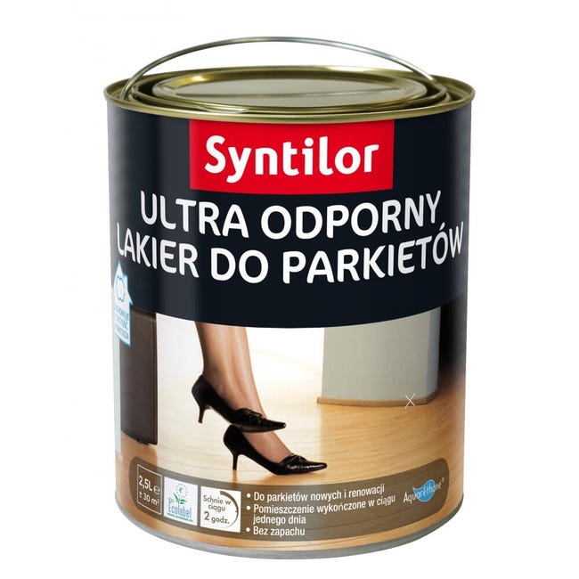 Lakier do parkietu ULTRA ODPORNY 0.75 l Bezbarwny SYNTILOR