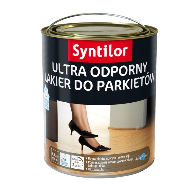 Lakier do parkietu ULTRA ODPORNY 2.5 l Bezbarwny Połysk SYNTILOR