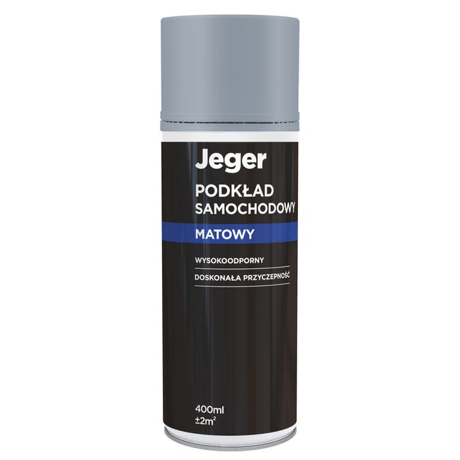 Lakier samochodowy podkład 0.4 l szary mat Jeger