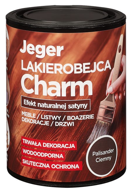 Lakierobejca Charm 0.75 l Palisander ciemny Jeger