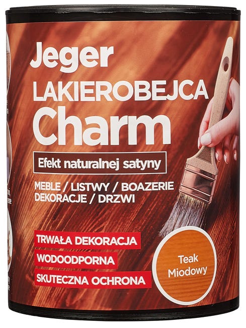 Lakierobejca Charm 0.75 l Teak miodowy Jeger