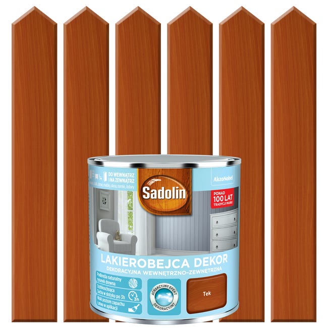 Lakierobejca do drewna DEKOR 0.25 l Tek SADOLIN