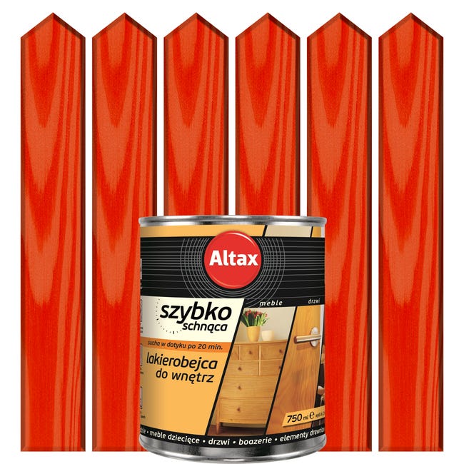 Lakierobejca do drewna SZYBKOSCHNĄCA 0.75 l Mahoń ALTAX
