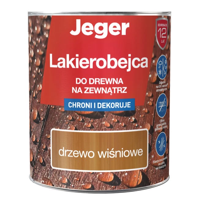 Lakierobejca do drewna na zewnątrz 0.7 Drzewo wiśniowe Jeger