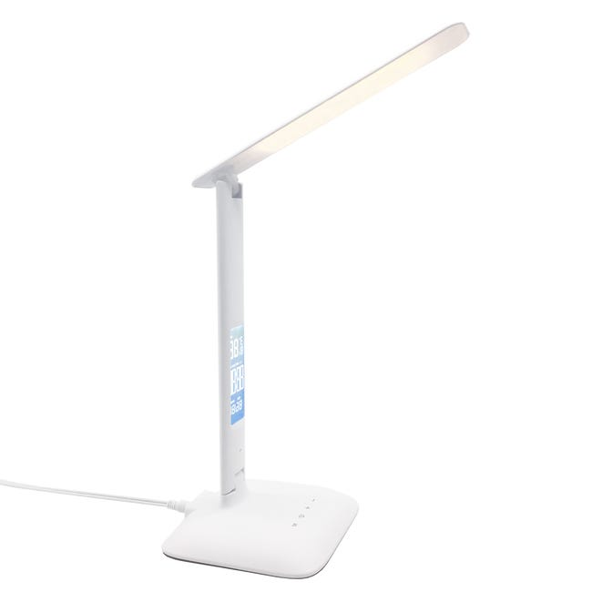 Lampa biurkowa biała 820 lm LED Inspire