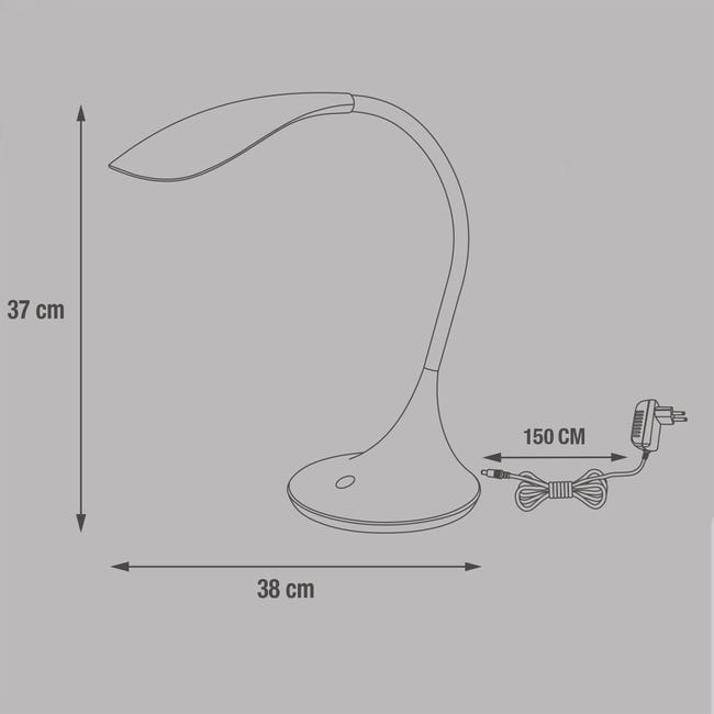 Lampa biurkowa biała LED Inspire