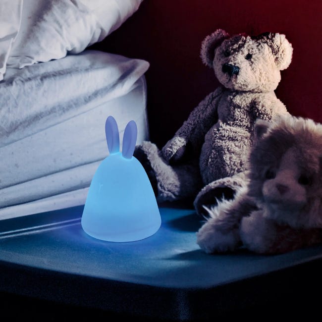 Lampa dziecięca Nightlux Tv Touch biała LED z USB