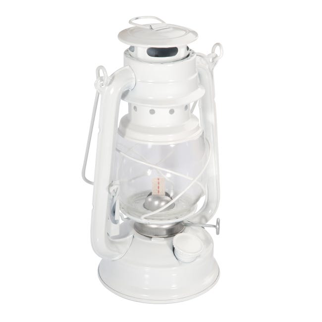Lampa naftowa biała 24x14x11.5 cm