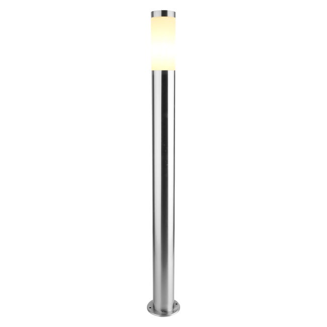 Lampa ogrodowa słupek Bergen srebrny E27 80 cm IP44 LED Inspire