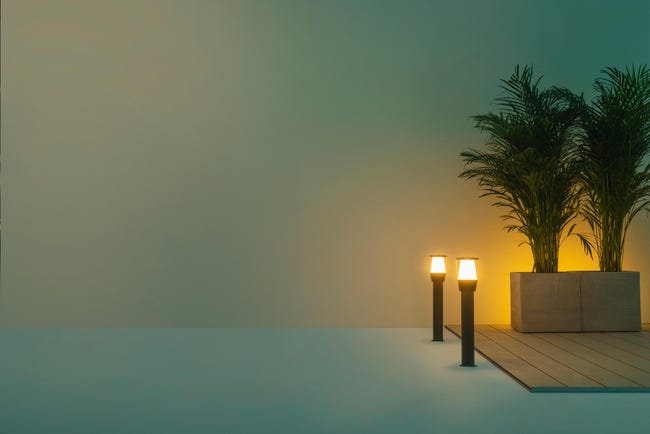 Lampa ogrodowa słupek Elpas RGBW 55 cm Exten Wiz