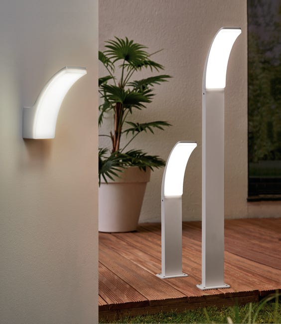 Lampa ogrodowa słupek New Lakko biały IP44 96 cm LED Inspire