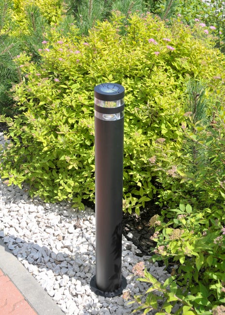 Lampa ogrodowa słupek Rino czarny E27 74 cm IP54 Goldlux