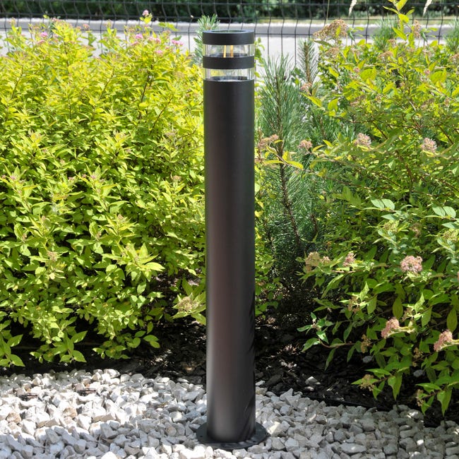 Lampa ogrodowa słupek Rino czarny E27 74 cm IP54 Goldlux