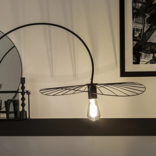 Lampa podłogowa Evora czarna E27 Inspire