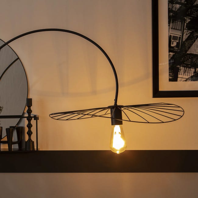 Lampa podłogowa Evora czarna E27 Inspire