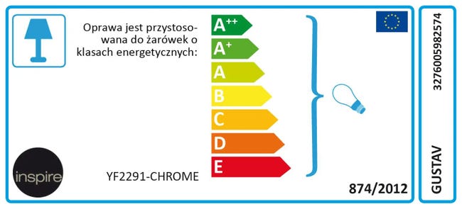 Lampa podłogowa Gustav z lampką do czytania E27 + E14 Inspire