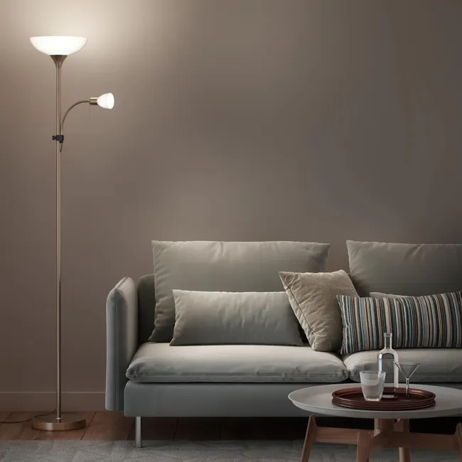 Lampa podłogowa Gustav złota E27 Inspire