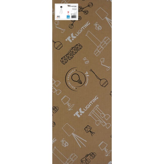 Lampa podłogowa Iseo czarna E27 Tk Lighting