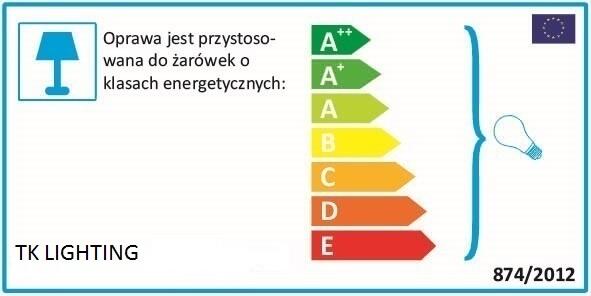 Lampa podłogowa LUNETA biała E27 TK LIGHTING