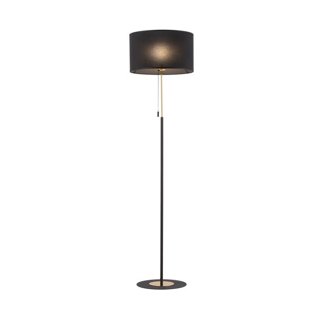 Lampa podłogowa Lord czarno-złota E27 Tk Lighting