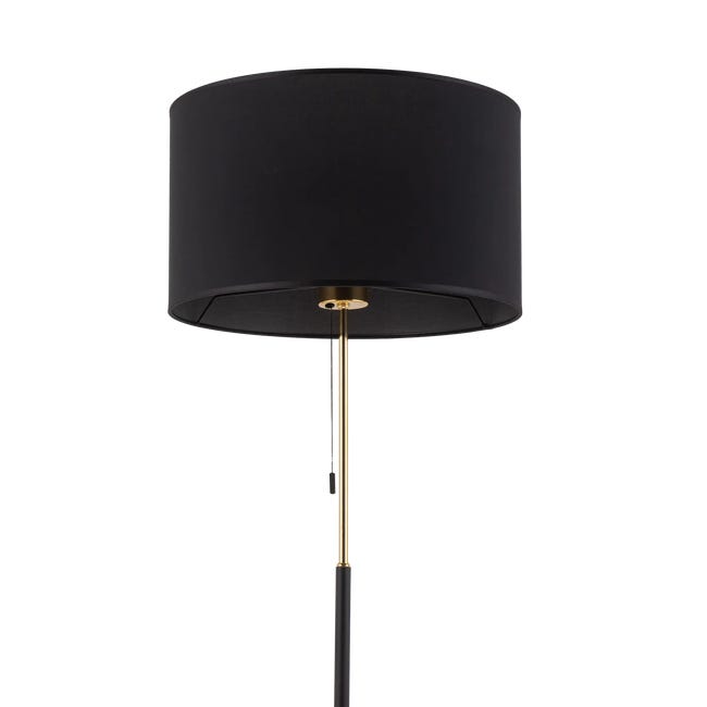 Lampa podłogowa Lord czarno-złota E27 Tk Lighting