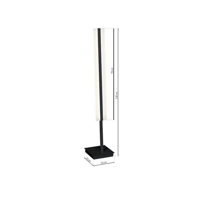 Lampa podłogowa RAY 2520 lm czarna LED EKO-LIGHT