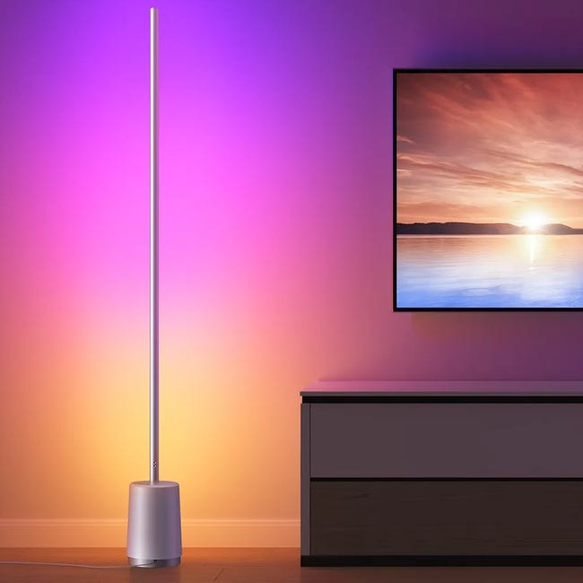 Lampa podłogowa Smart Corner biała RGBICW Govee