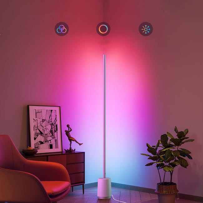 Lampa podłogowa Smart Corner biała RGBICW Govee