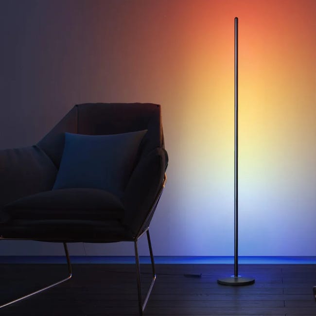 Lampa podłogowa Smart Corner czarna RGBICW Govee