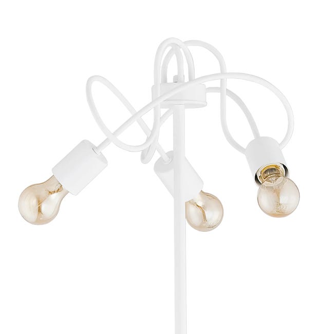 Lampa podłogowa TANGO biała 3 x E27 ALFA