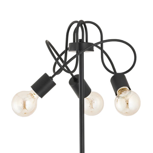 Lampa podłogowa TANGO czarna 3 x E27 ALFA
