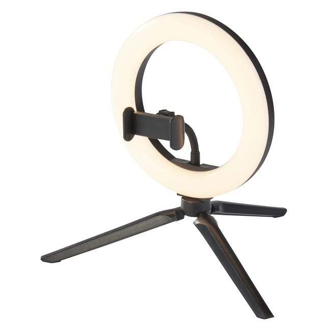 Lampa selfie Ring czarny LED Ledvance