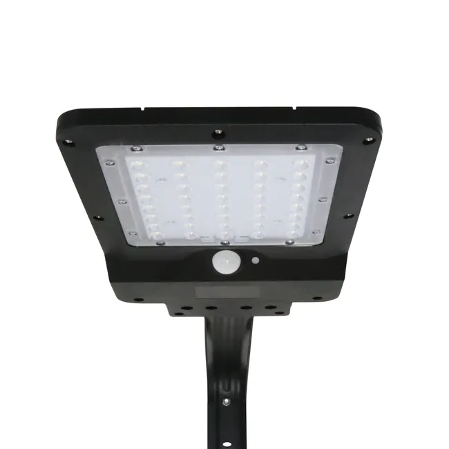 Lampa solarna STREET IP65 czarna EKO-LIGHT
