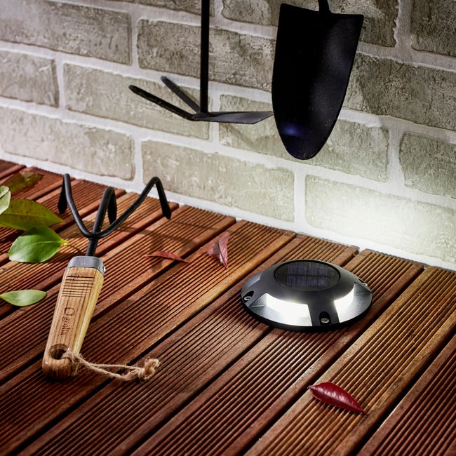 Lampa solarna Tampa czarna 5 lm 12 cm Inspire