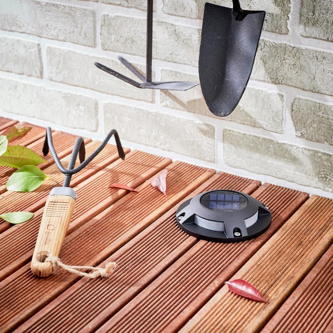 Lampa solarna Tampa czarna 5 lm 12 cm Inspire