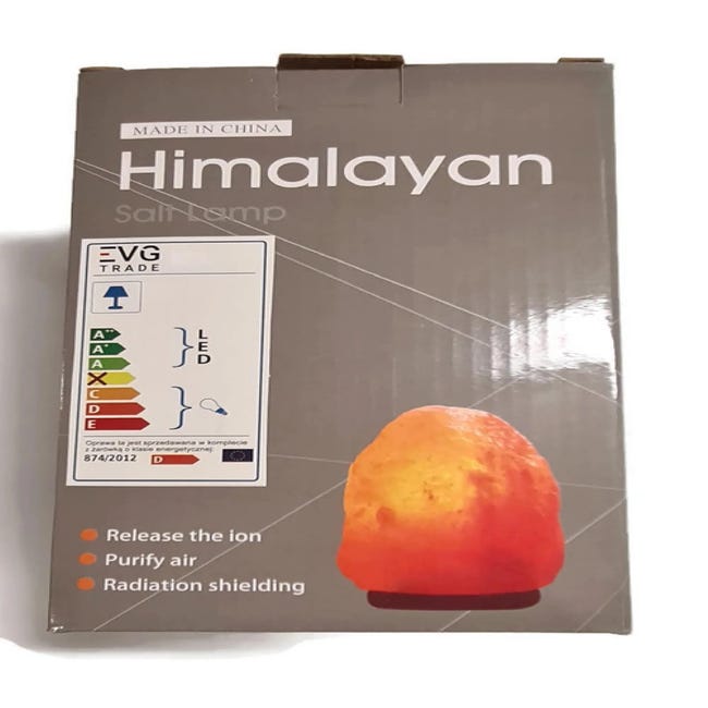 Lampa solna Salt E14 pomarańczowa