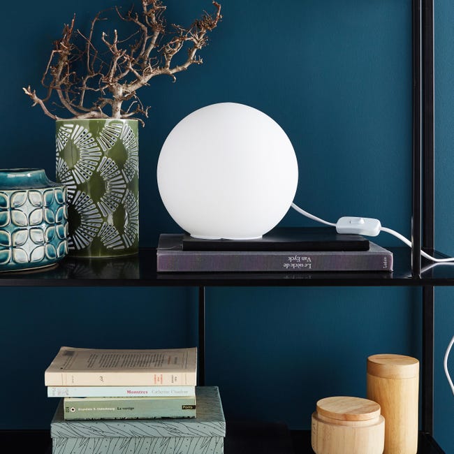 Lampa stołowa Billy biała E14 Inspire