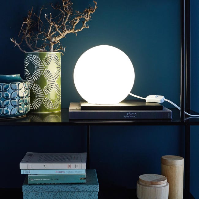 Lampa stołowa Billy biała E14 Inspire