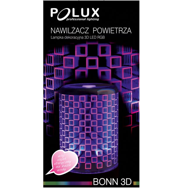 Lampa stołowa Bonn z dyfuzorem RGB LED Polux