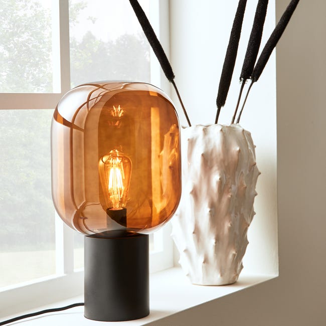 Lampa stołowa Brooklyn czarna E27 MARKSLOJD