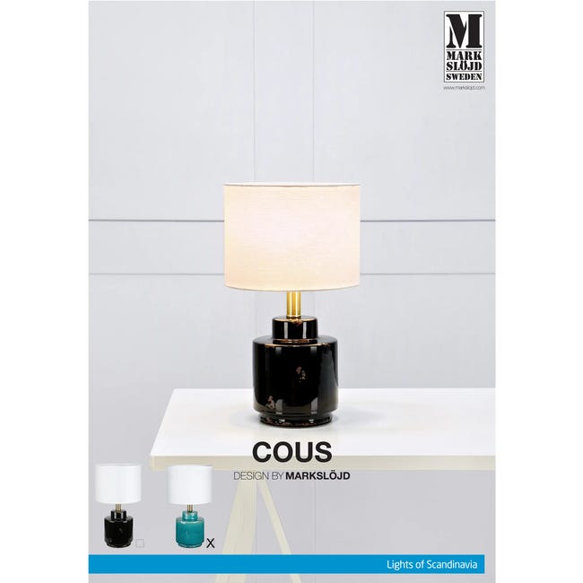 Lampa stołowa Cous niebieski E27 Markslojd